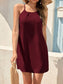 Ruched Spaghetti Strap Mini Dress