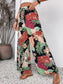 Printed Wide Leg Pants