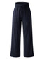 Full Size Drawstring High Waist Wide Leg Pants