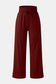 Full Size Drawstring High Waist Wide Leg Pants