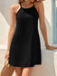 Ruched Spaghetti Strap Mini Dress