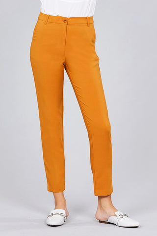 Seam Side Pocket Classic Long Pants