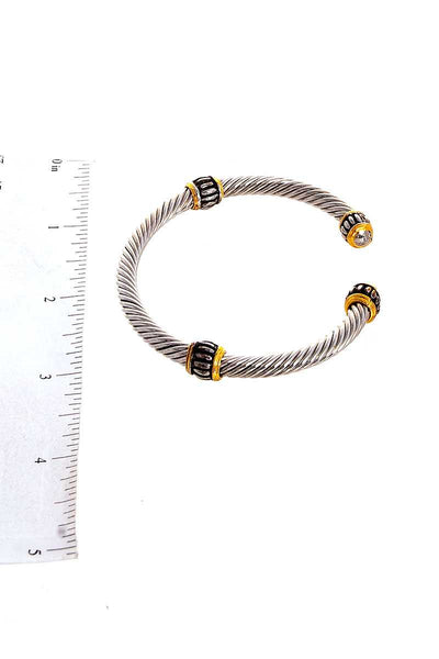 Stylish Trendy Twisted Wire Bracelet